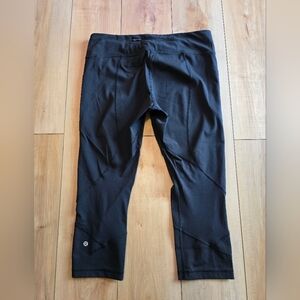 Lululemon Black Pace Rival Crops Size 12